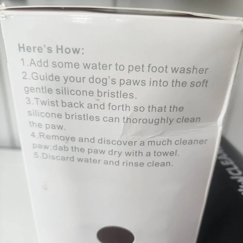 Dog Paw Cleaner, Washer, Buddy Muddy Pet Foot Cleaner for Medium Large Breed